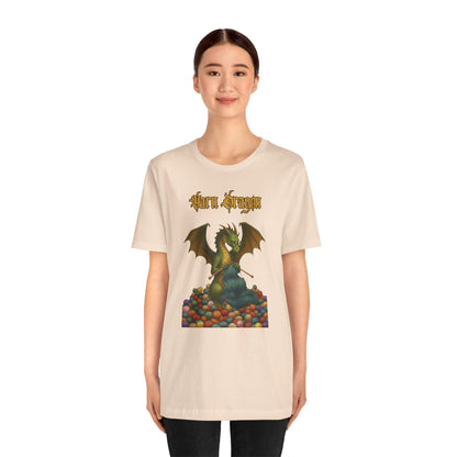 Yarn Dragon T-Shirt – Funny Knitting Dragon Shirt for Yarn Lovers