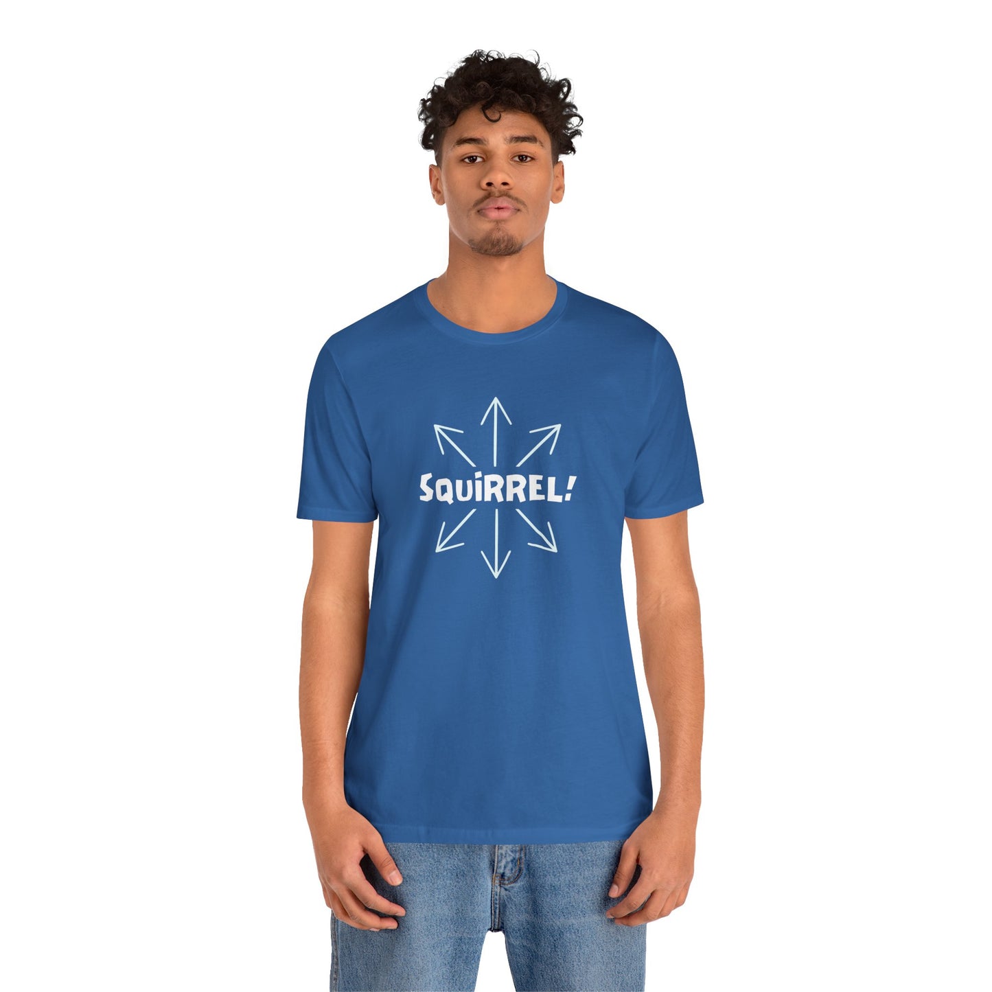 Squirrel! Distracted Mind T-Shirt – Funny Attention Graphic Tee