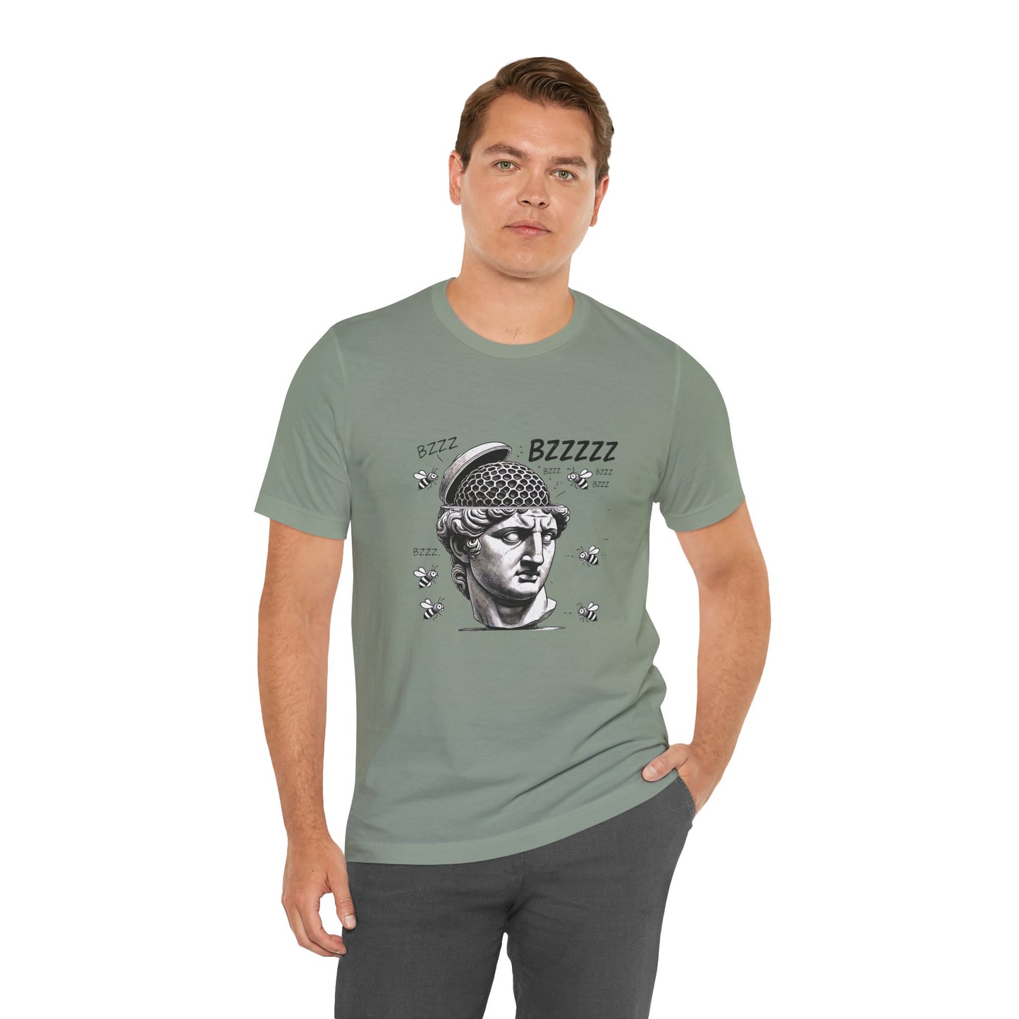 Hive Mind T-Shirt – Surreal Bee Group Think Parody Tee