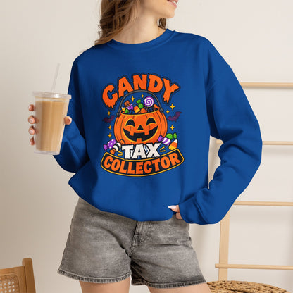 Candy Tax Collector Sweatshirt – Funny Halloween Parent Crewneck