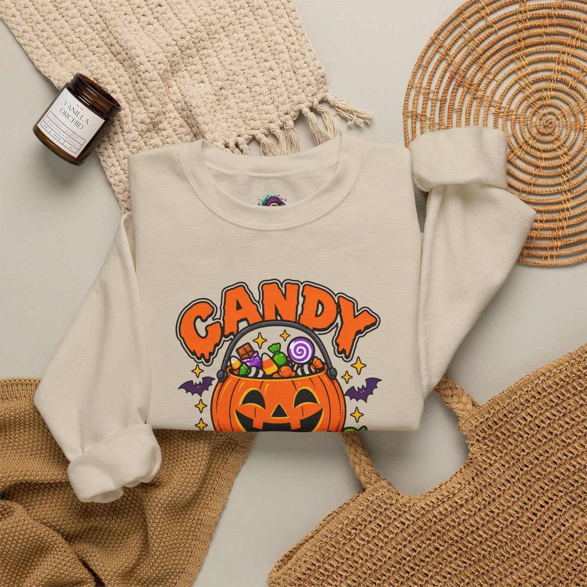 Candy Tax Collector Sweatshirt – Funny Halloween Parent Crewneck