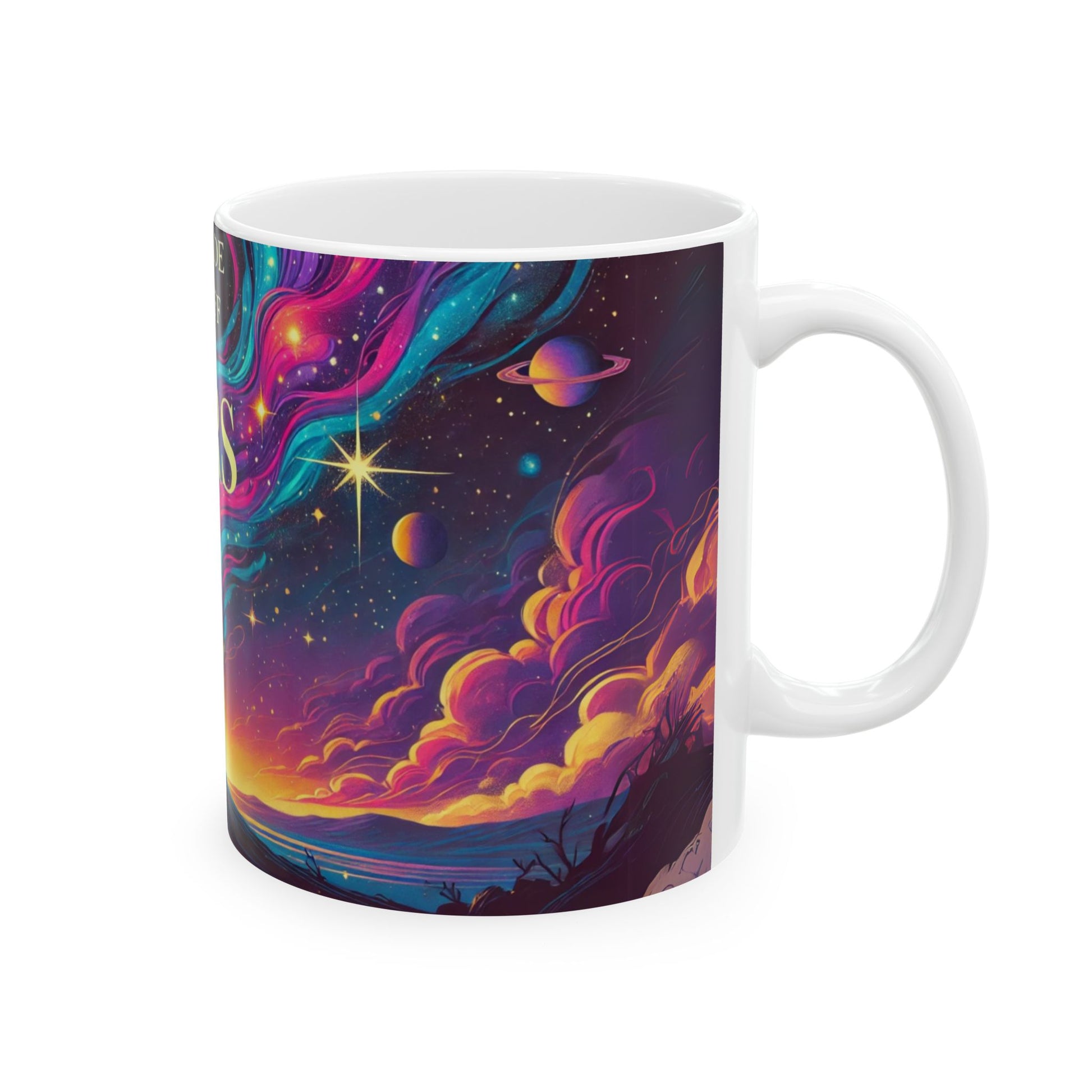 Stuff of Stars Mug – Inspirational Cosmic Quote Ceramic Cup - WhimSpin - https://whimspin.com