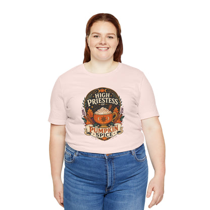 High Priestess of Pumpkin Spice T-Shirt – Funny Fall Tee