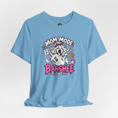 Mom Mode Banshee T-Shirt – Funny Chaotic Mom Halloween Tee