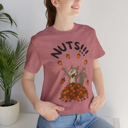 Crazy Squirrel Shirt – Funny Squirrel Nuts T-Shirt for Quirky Style