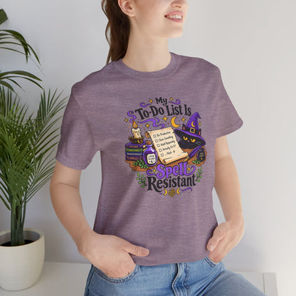 My To-Do List Is Spell Resistant T-Shirt – Funny Witchy ADHD Tee
