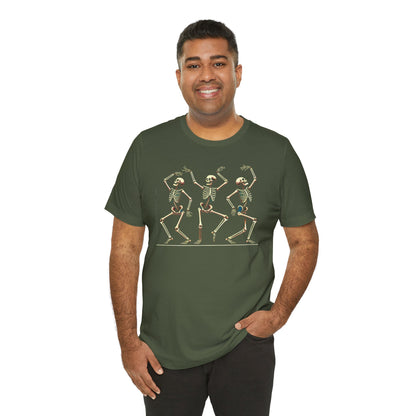 Dancing Skeleton T-Shirt – Funny Halloween Skeleton Shirt for Spooky Season