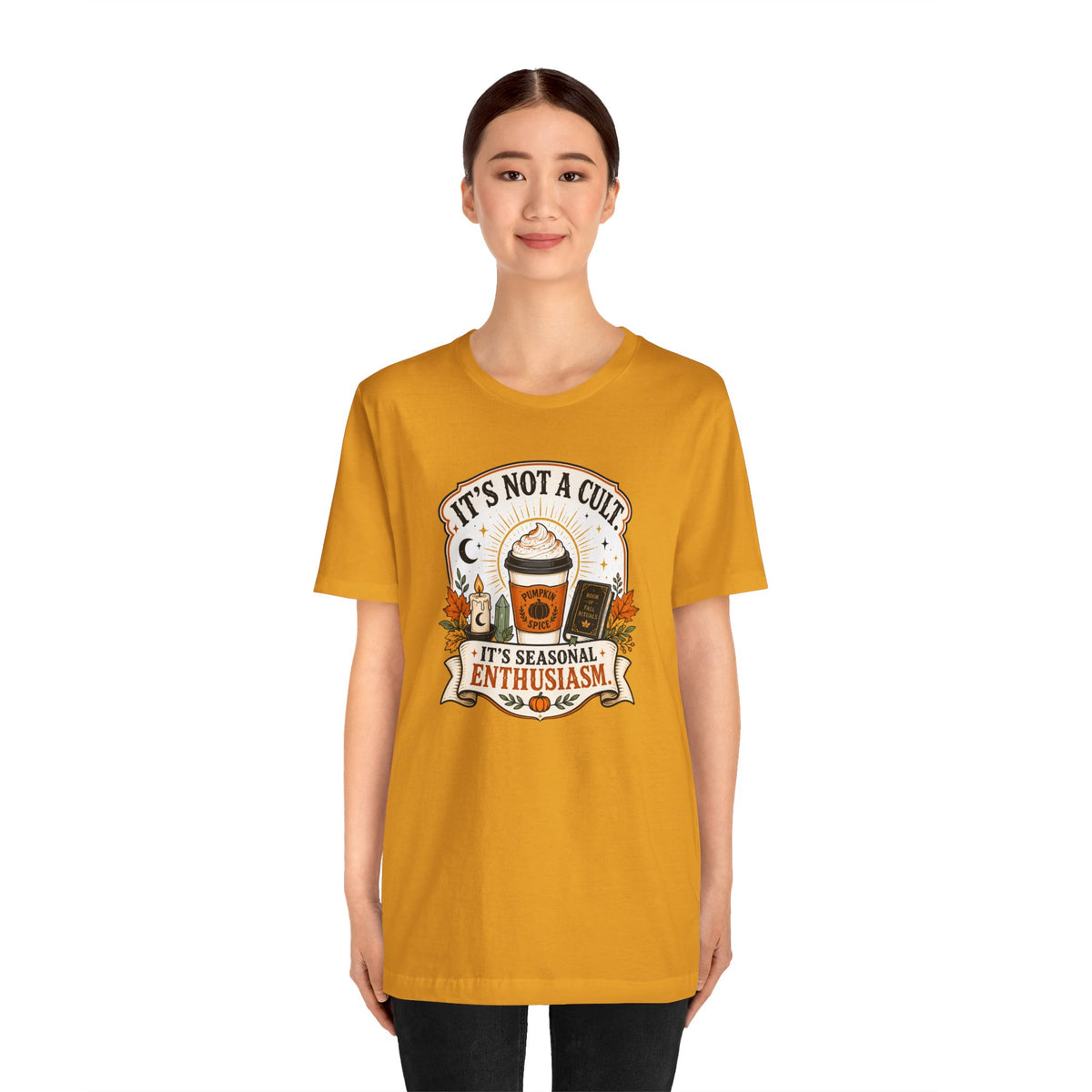 It’s Not a Cult Pumpkin Spice T-Shirt – Funny Fall Tee