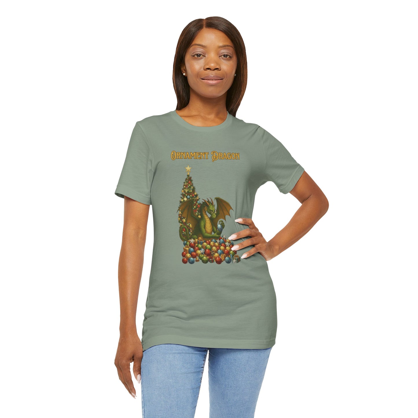 Ornament Dragon T-Shirt – Christmas Dragon Tee for Ornament Lovers