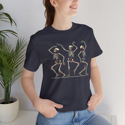 Dancing Skeleton T-Shirt – Funny Halloween Skeleton Shirt for Spooky Season