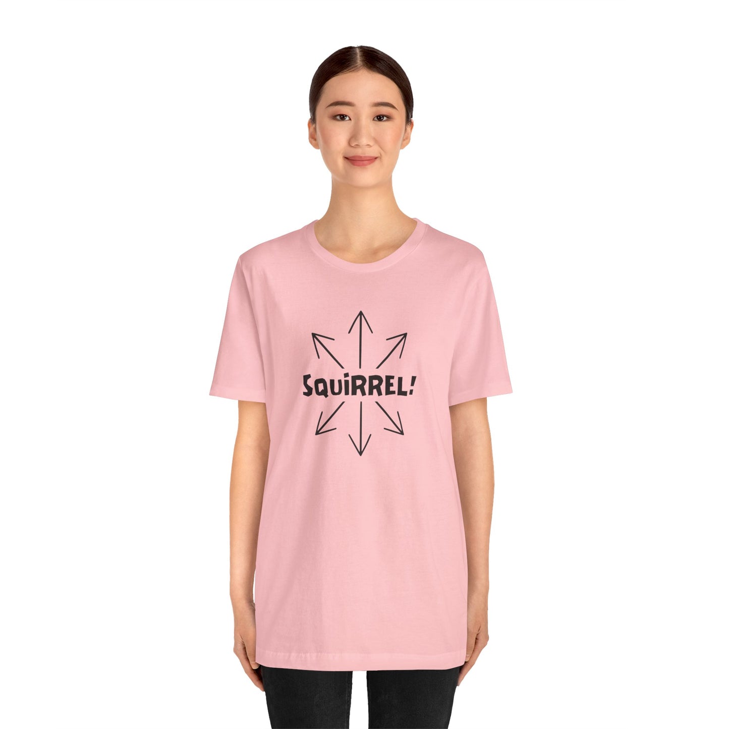 Squirrel! Distracted Mind T-Shirt – Funny Attention Graphic Tee