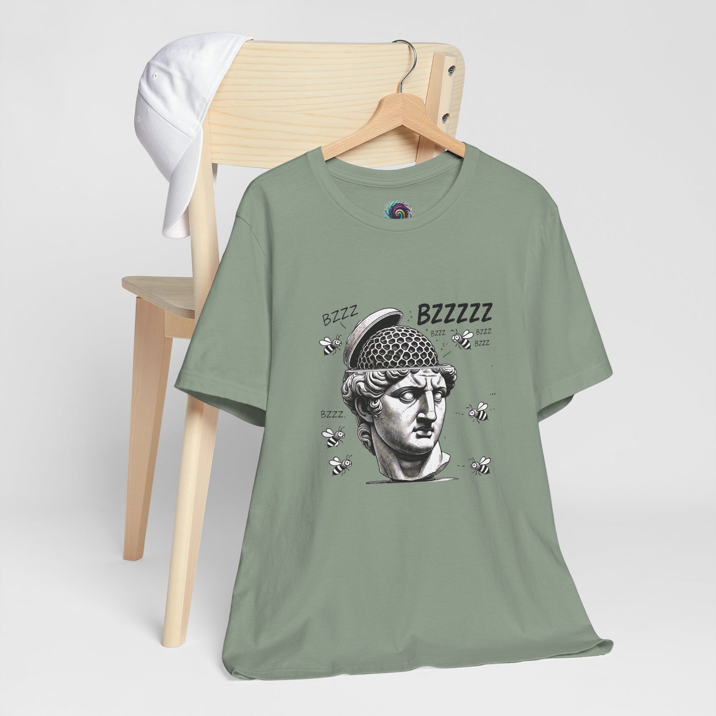 Hive Mind T-Shirt – Surreal Bee Group Think Parody Tee