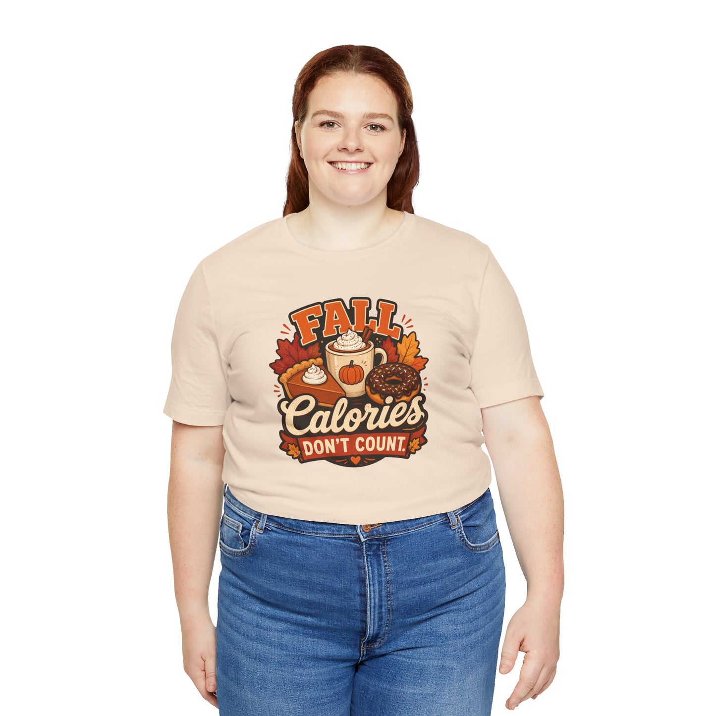 Fall Calories Don’t Count T-Shirt – Funny Pumpkin Spice Food Tee