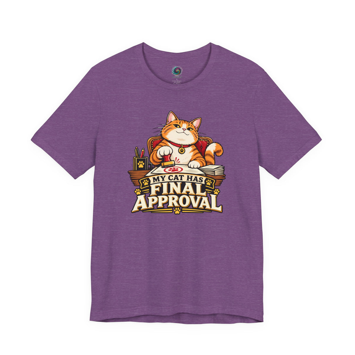 My Cat Has Final Approval T-Shirt – Funny Cat Boss Tee