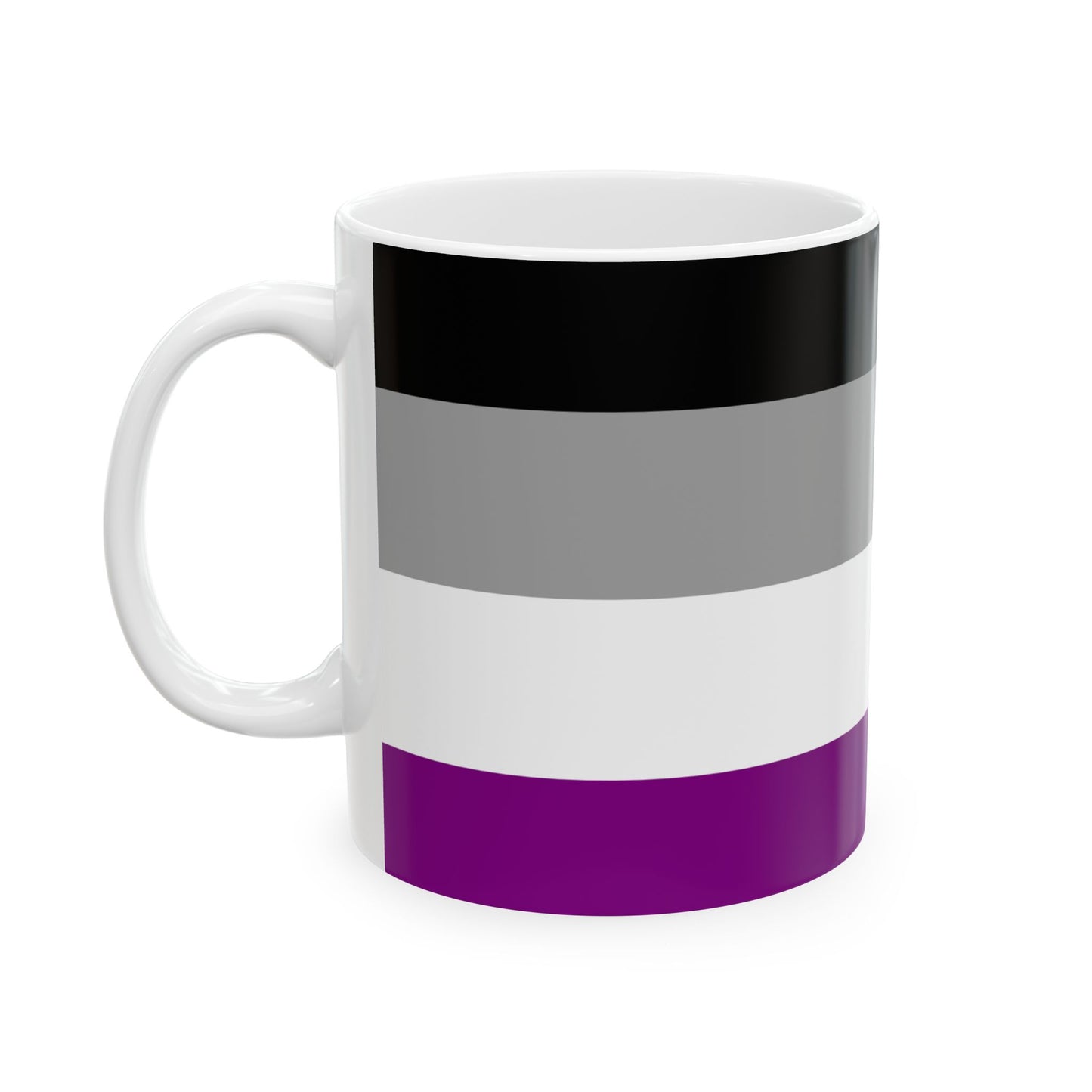 Asexual Pride Flag Mug – LGBTQ+ Ace Spectrum Ceramic Mug