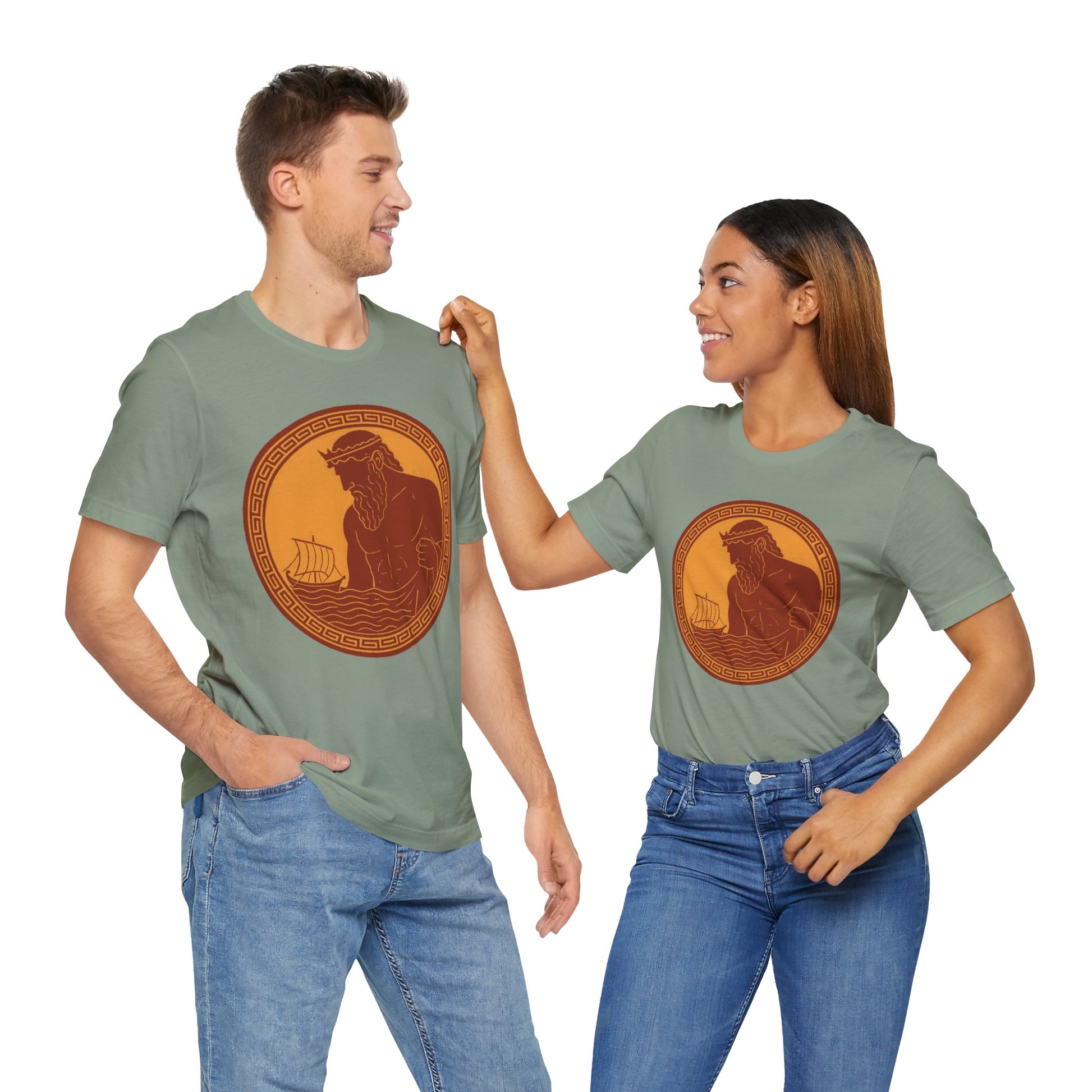 Poseidon Epic T-Shirt – Greek Mythology Ocean God Tee - WhimSpin - https://whimspin.com