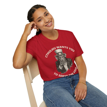 Cthulhu Wants You T-Shirt – Mythos Shirt for HP Lovecraft Fans - WhimSpin - https://whimspin.com