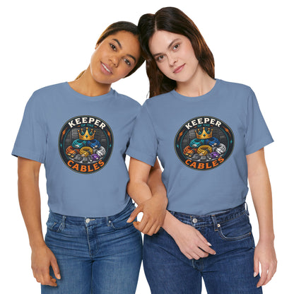 Keeper of the Cables T-Shirt – Funny Tech Dad Cable Tee