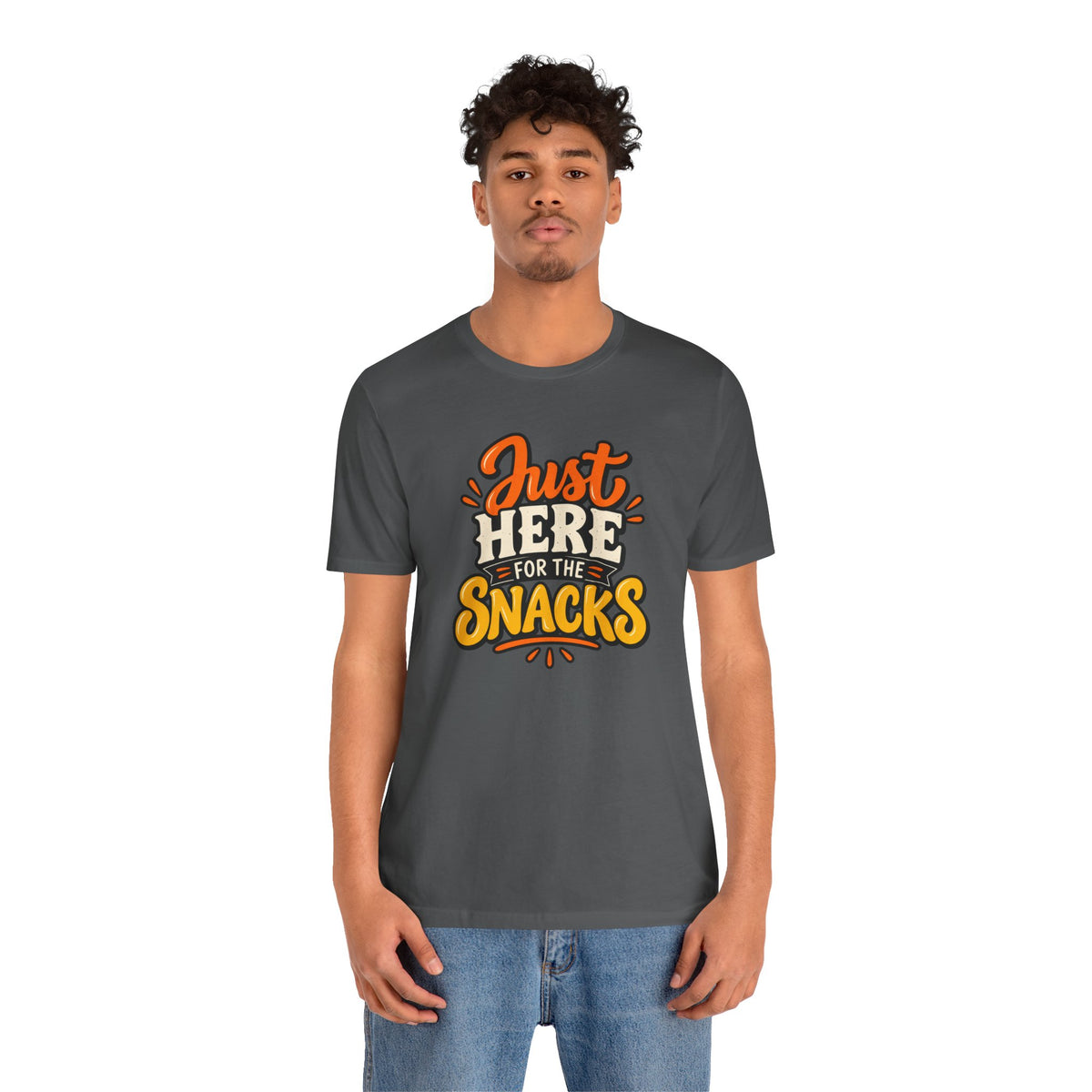 Just Here for the Snacks T-Shirt – Funny Halloween Foodie Tee