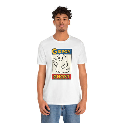 G Is for Ghost Shirt – Funny Monster Alphabet Halloween Tee