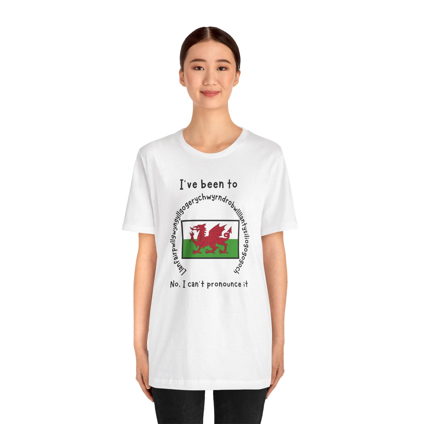 Llanfairpwllgwyngyllgogerychwyrndrobwllllantysiliogogogoch T-Shirt – Funny Wales Travel Merch