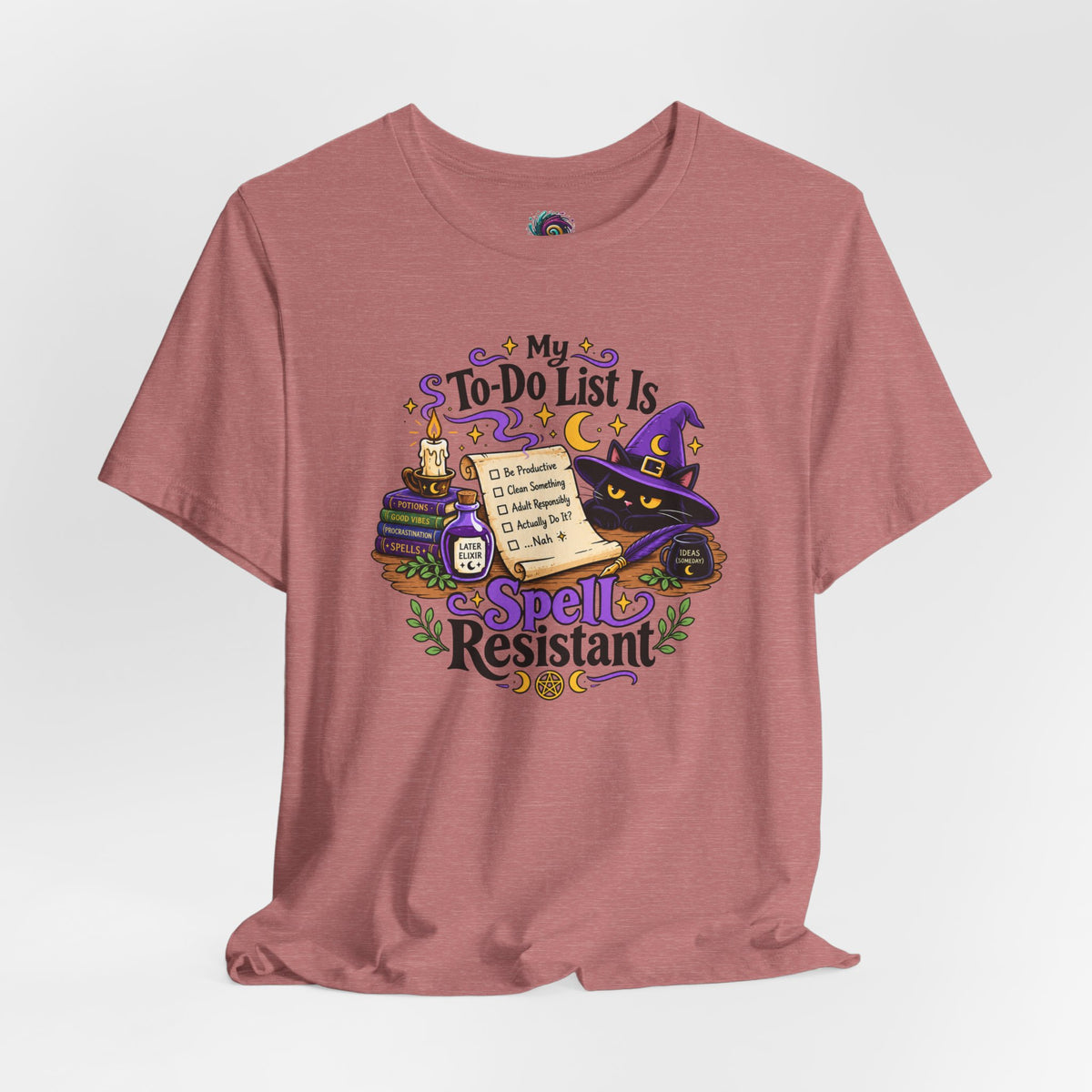 My To-Do List Is Spell Resistant T-Shirt – Funny Witchy ADHD Tee