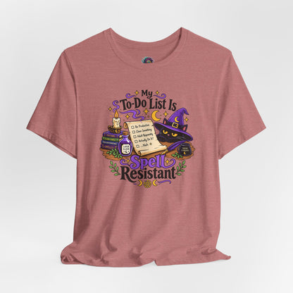 My To-Do List Is Spell Resistant T-Shirt – Funny Witchy ADHD Tee