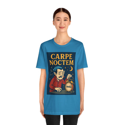 Carpe Noctem Vampire T-Shirt – Funny Halloween Tee for Night Owls