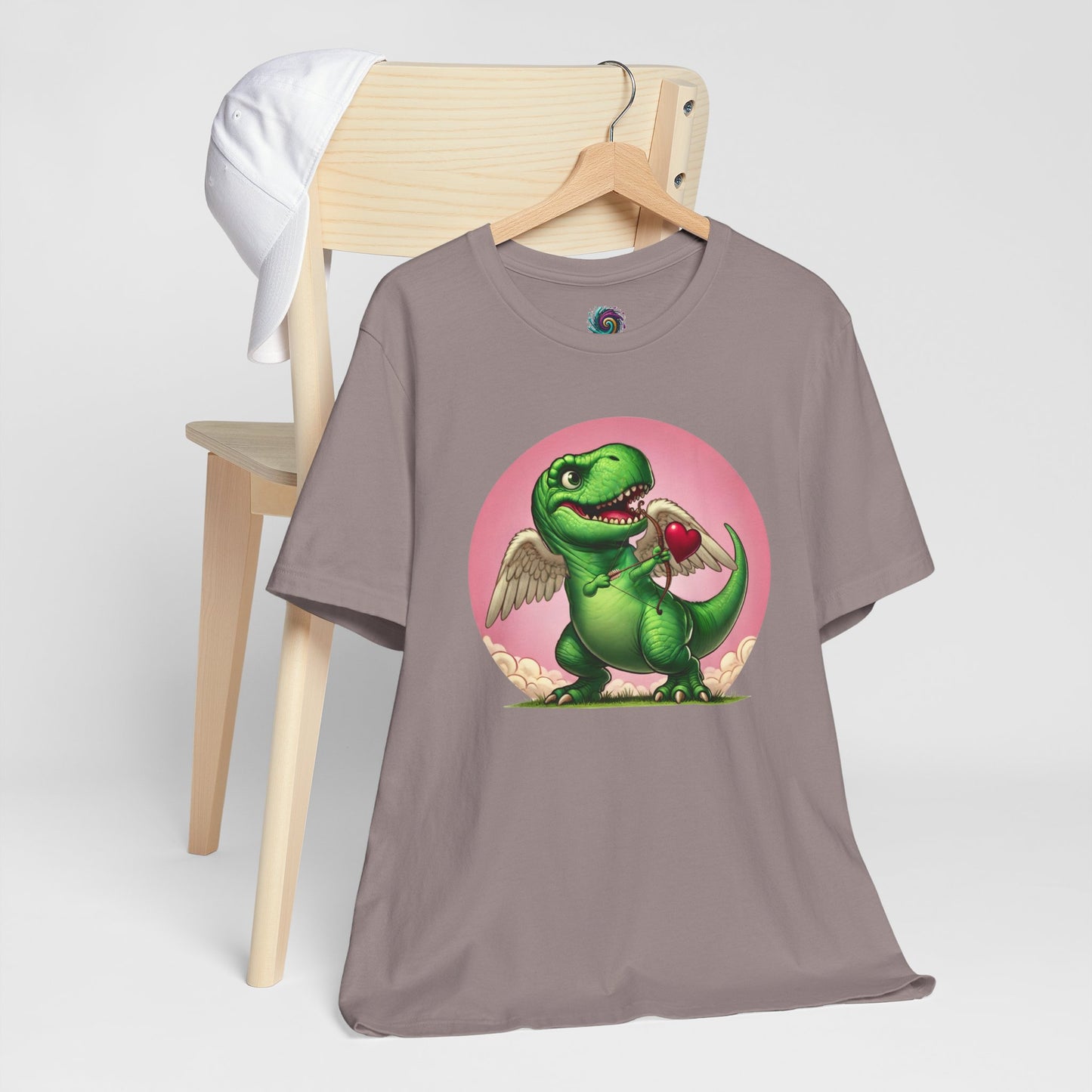 Cupidsaurus Rex T-Shirt – Funny Dinosaur Cupid Valentine’s Day Tee