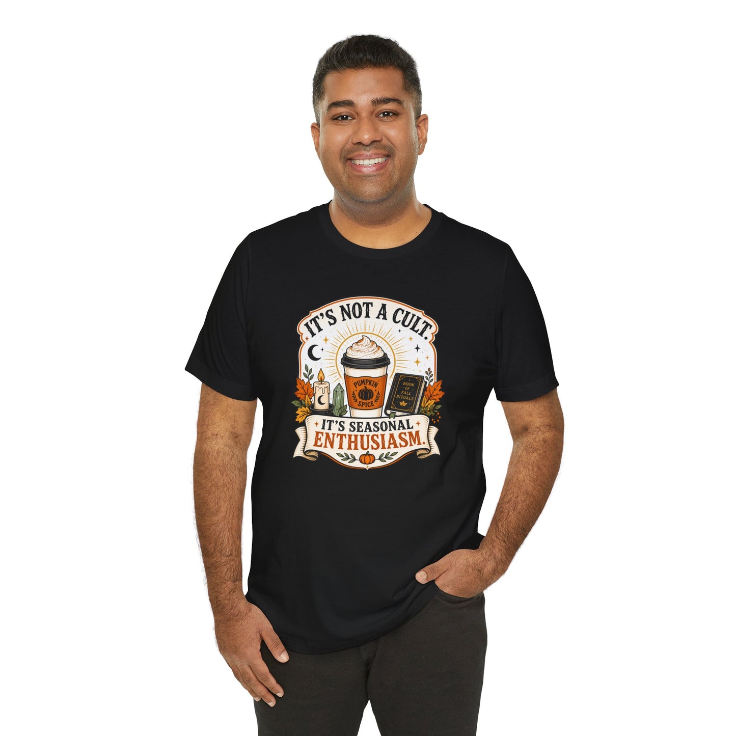 It’s Not a Cult Pumpkin Spice T-Shirt – Funny Fall Tee