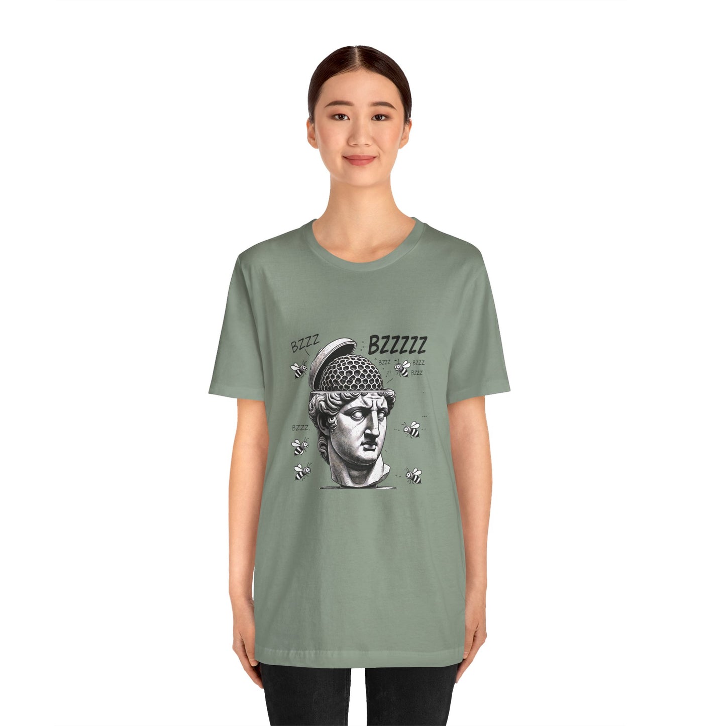Hive Mind T-Shirt – Surreal Bee Group Think Parody Tee