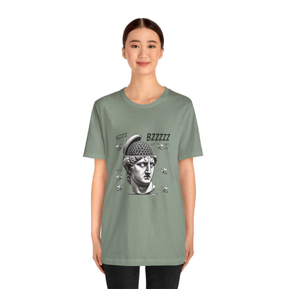 Hive Mind T-Shirt – Surreal Bee Group Think Parody Tee
