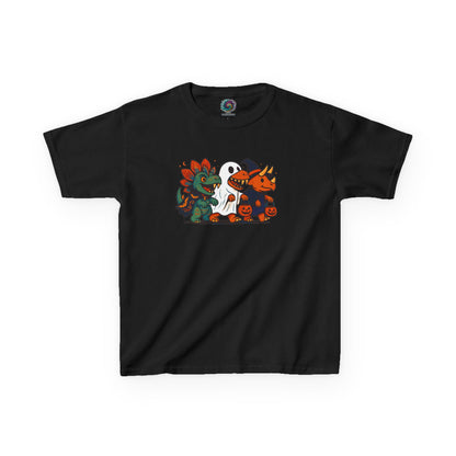 Kids Halloween Dino Squad T-Shirt – Cute Trick-or-Treat Dino Tee