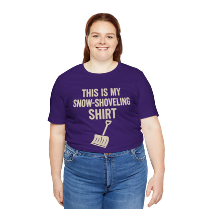This Is My Snow-Shoveling Shirt – Funny Winter Chore Tee