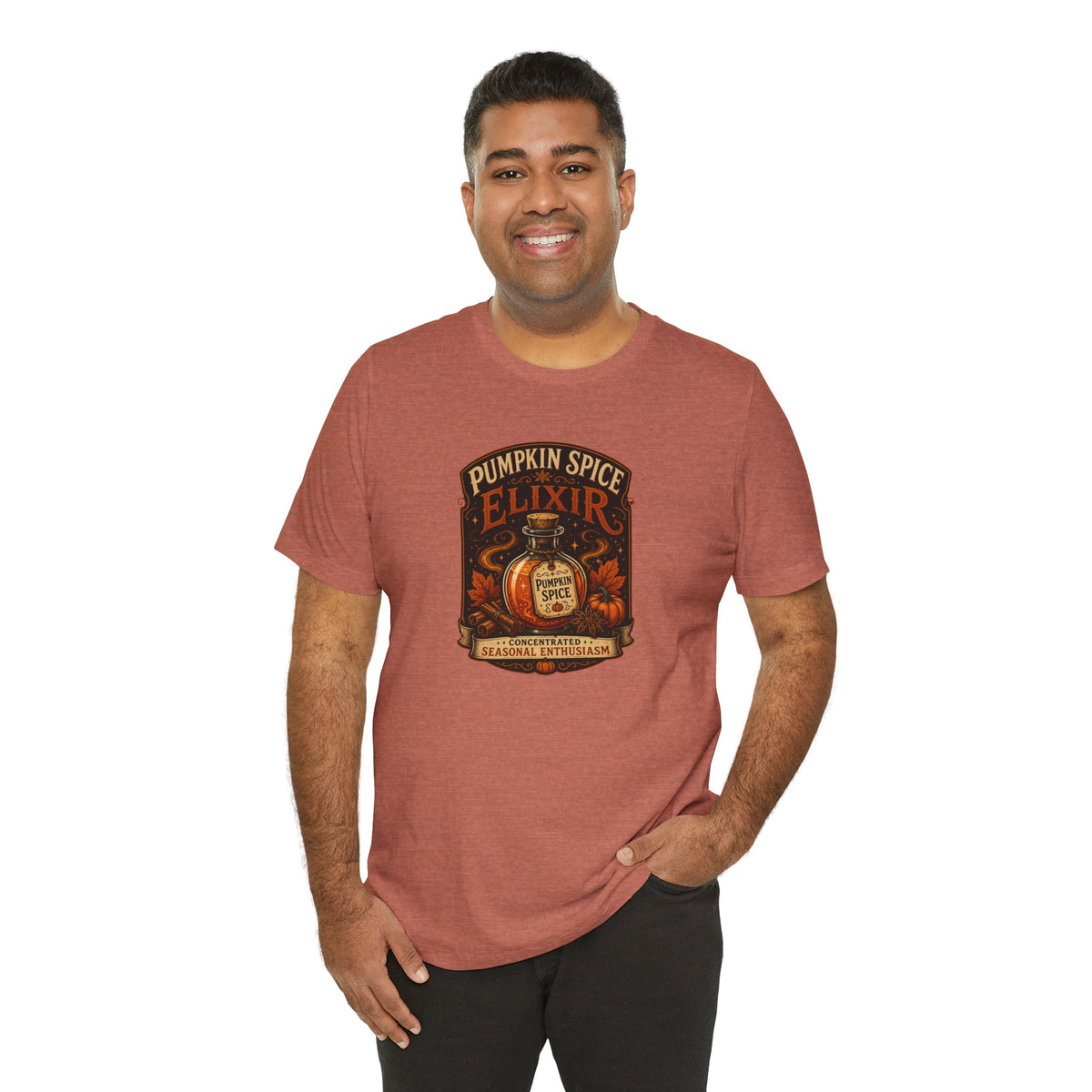 Pumpkin Spice Elixir T-Shirt – Funny Witchy Fall Coffee Tee