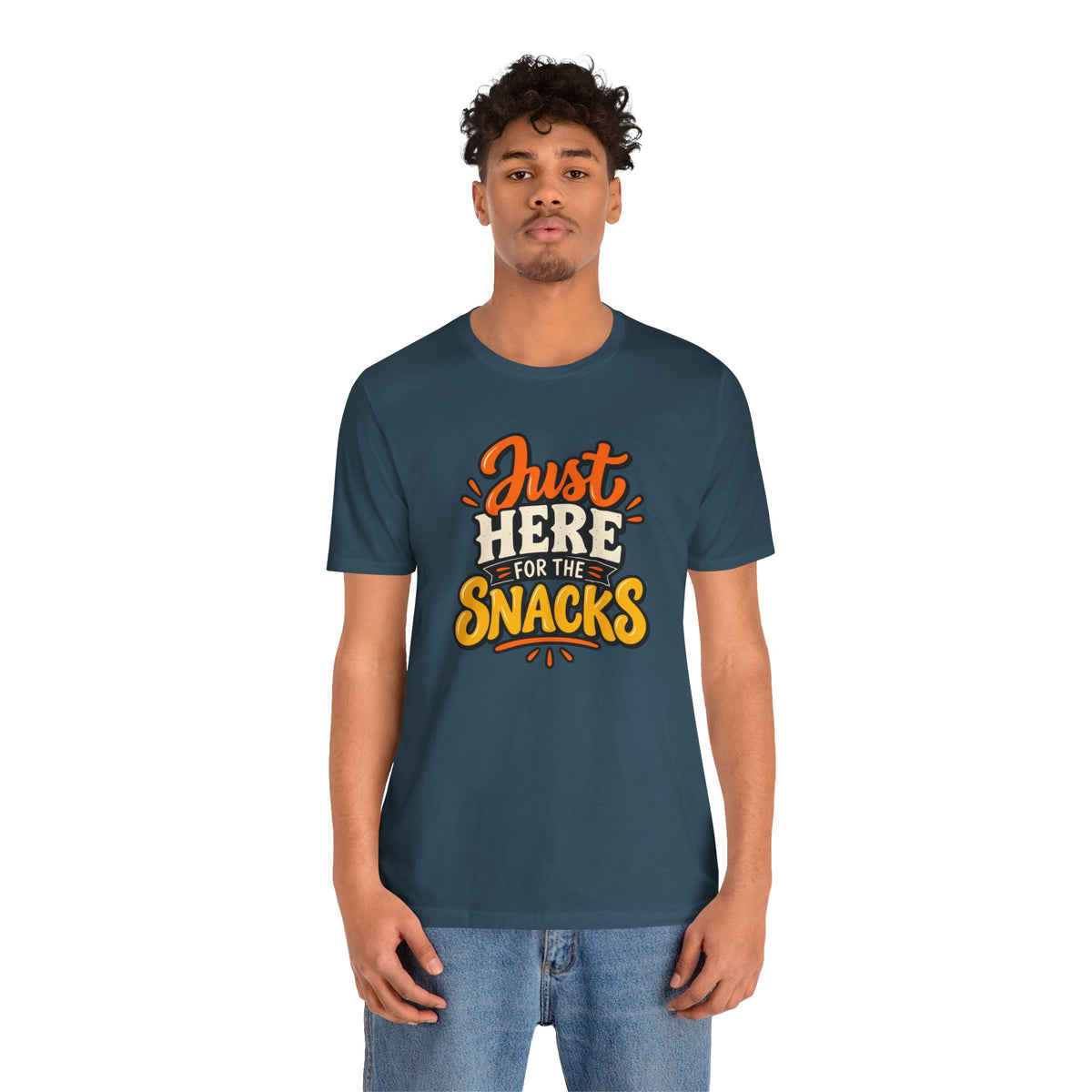 Just Here for the Snacks T-Shirt – Funny Halloween Foodie Tee