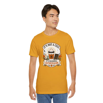 It’s Not a Cult Pumpkin Spice T-Shirt – Funny Fall Tee