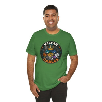 Keeper of the Cables T-Shirt – Funny Tech Dad Cable Tee