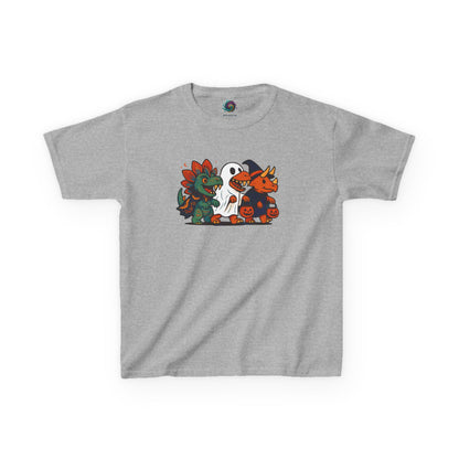 Kids Halloween Dino Squad T-Shirt – Cute Trick-or-Treat Dino Tee