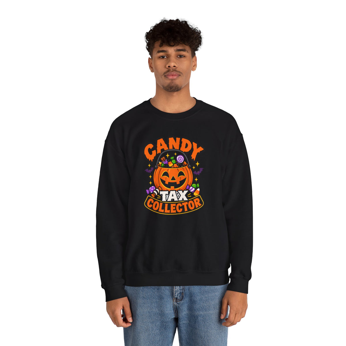 Candy Tax Collector Sweatshirt – Funny Halloween Parent Crewneck