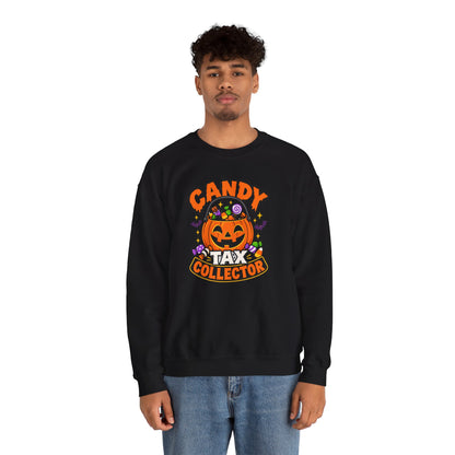 Candy Tax Collector Sweatshirt – Funny Halloween Parent Crewneck