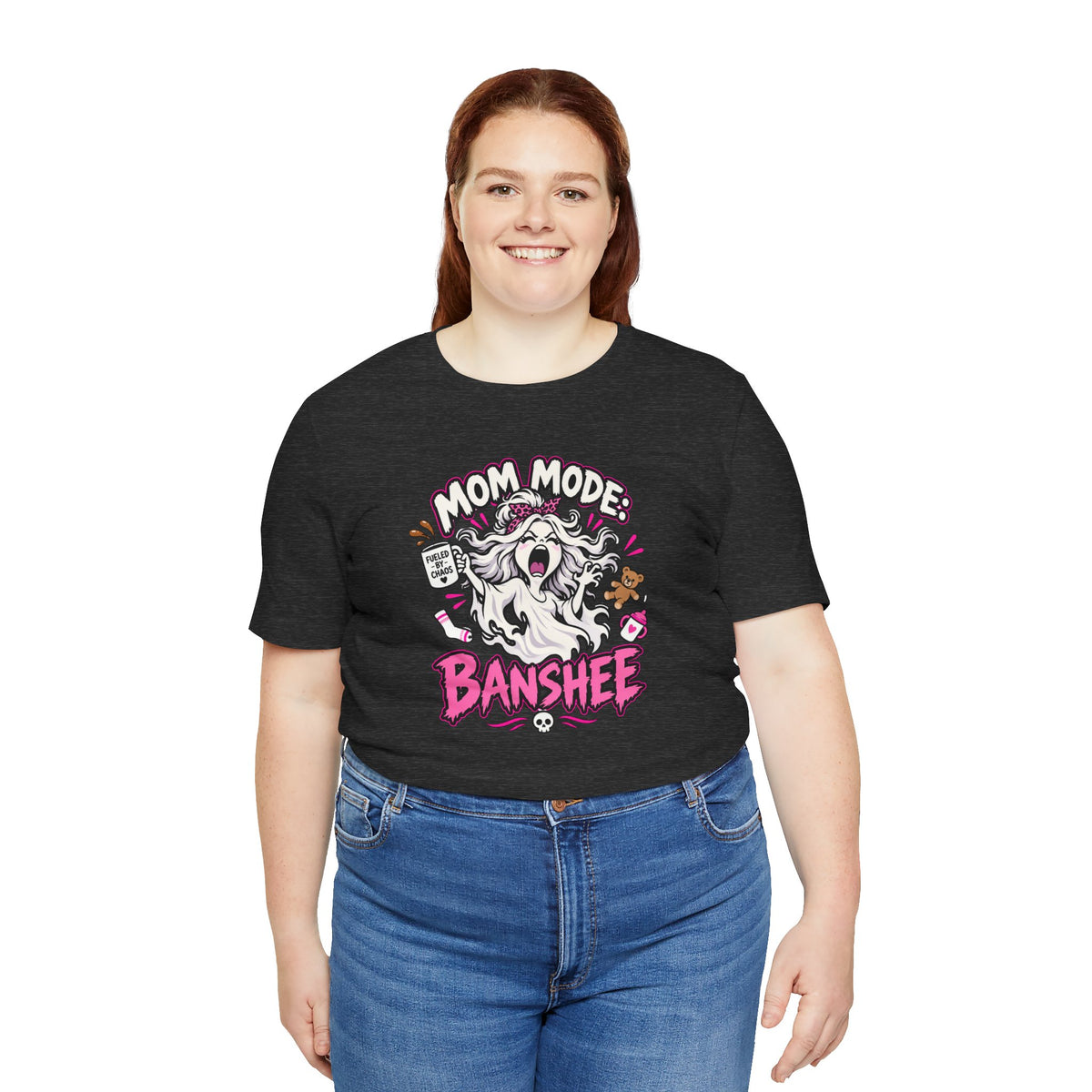 Mom Mode Banshee T-Shirt – Funny Chaotic Mom Halloween Tee