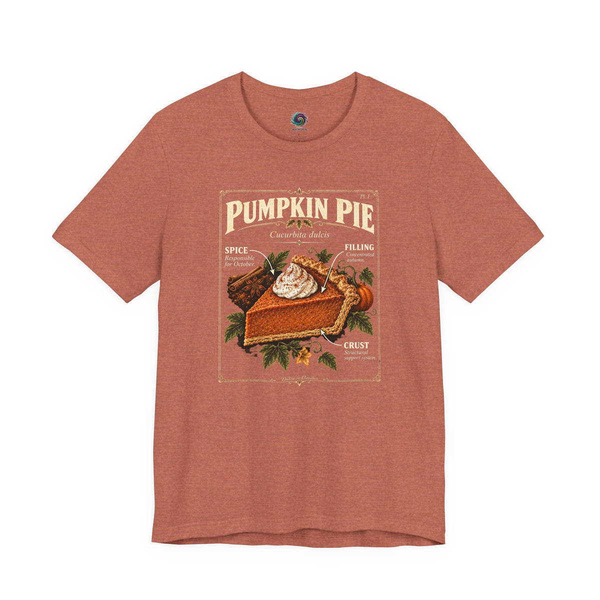 Pumpkin Pie Anatomy T-Shirt – Vintage Thanksgiving Fall Tee