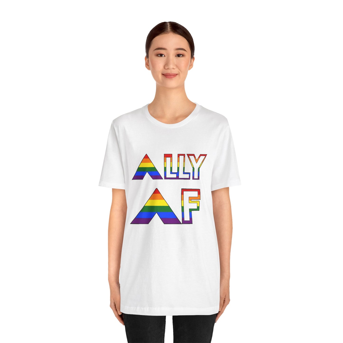 Ally AF Pride Tee – Bold LGBTQ+ Support Shirt for Loud Allies