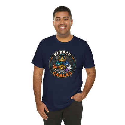 Keeper of the Cables T-Shirt – Funny Tech Dad Cable Tee