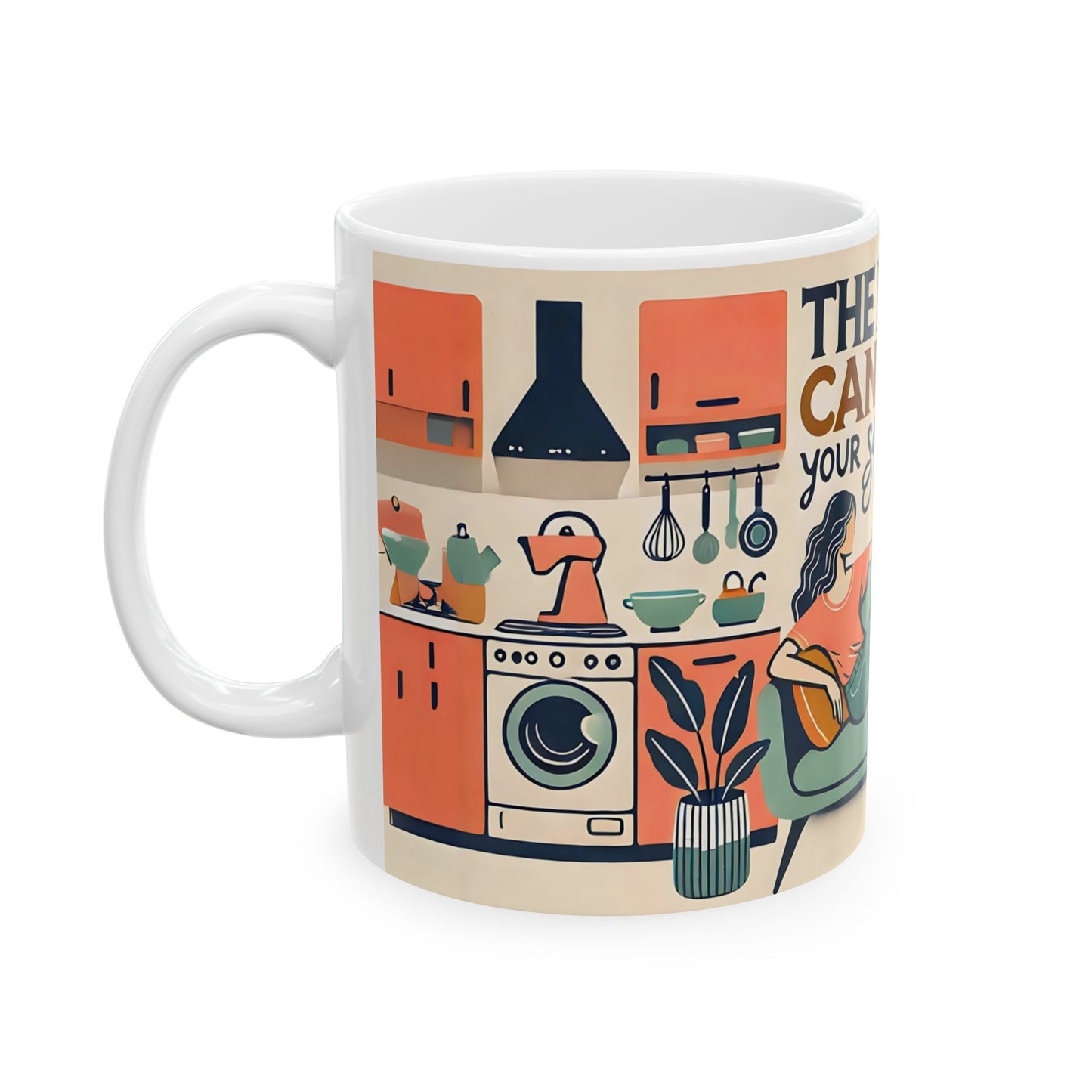 The Dishes Can Wait Mug – Funny Self-Care Coffee Cup - WhimSpin - https://whimspin.com