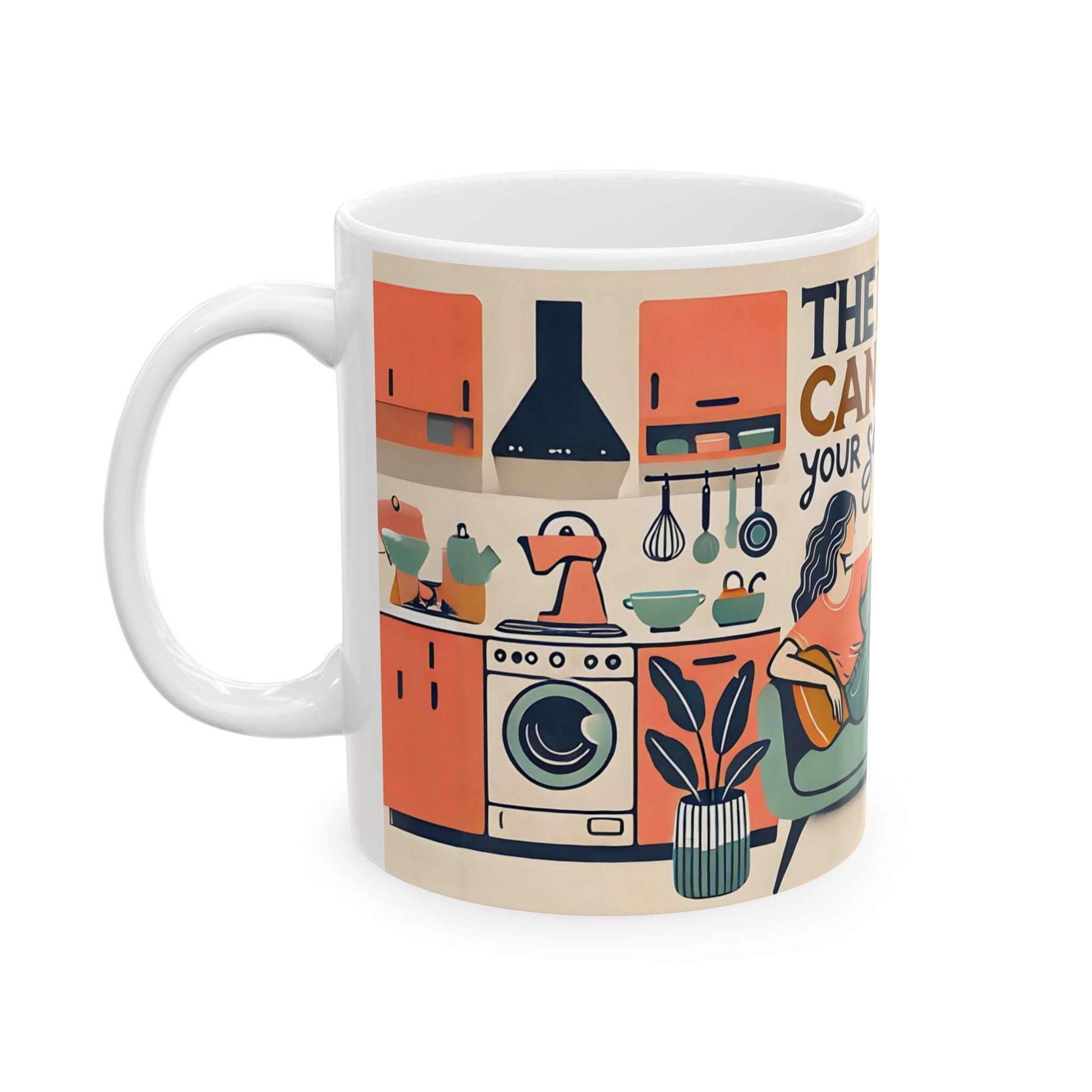 The Dishes Can Wait Mug – Funny Self-Care Coffee Cup - WhimSpin - https://whimspin.com