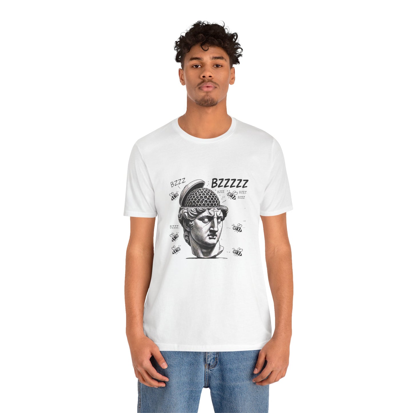 Hive Mind T-Shirt – Surreal Bee Group Think Parody Tee