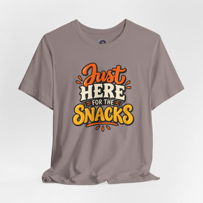 Just Here for the Snacks T-Shirt – Funny Halloween Foodie Tee