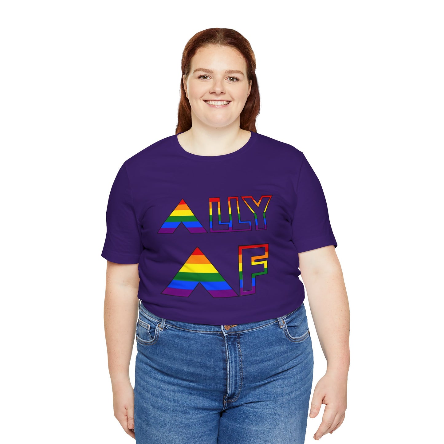 Ally AF Pride Tee – Bold LGBTQ+ Support Shirt for Loud Allies